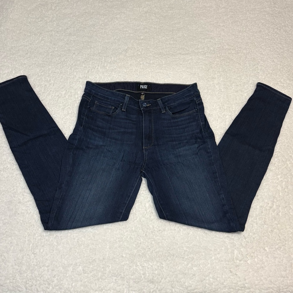 Paige Women Dark Wash Denim Hoxton Ultra Skinny Jeans